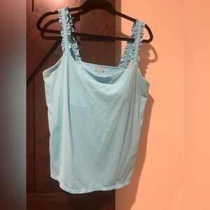 Light Blue Sleeveless Top